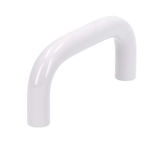 Afbeeldingen van Siro Meubelgreep metaal - boorafstand 64mm/L 74mm/H 35mm/B 10mm wit 