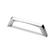 Afbeeldingen van Hettich Greep Veronia, boorafstand 128, L 144 mm, B 14 mm, H 30 mm, glans verchroomd