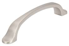Afbeeldingen van Siro Meubelgreep metaal - boorafstand 96mm/L 118mm/H 25mm/B 15mm - mat RVS effect 