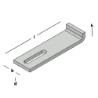 Afbeeldingen van GB Elementverankering type 3 25x170 50x8 Thermisch Verzinkt