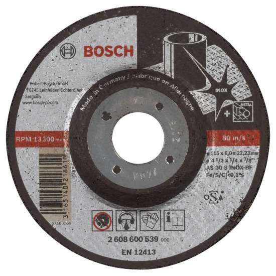 Afbeeldingen van Bosch Afbraamschijf gebogen Expert for Inox