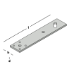Afbeeldingen van GB vloerelementstrip - 300x60x8mm - elektrolitisch verzinkt