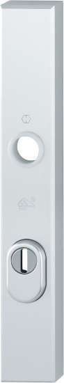 Afbeeldingen van Hoppe Inbraakwerend aluminium schild 2280ZA - PC55 - F1