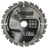 Afbeeldingen van Makita cirkelzaagblad - Ø165x20mm 24T 23° - voor hout met spijkers