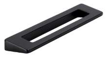 Afbeeldingen van Siro Meubelgreep metaal - boorafstand 96mm/L 118mm/H 24mm/B 10mm mat zwart 