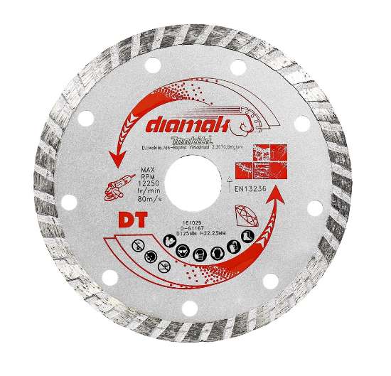 Afbeeldingen van Makita Diamantschijf 125X22,2Mm Turbo D-61167