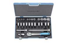 Afbeeldingen van GEDORE Dopsleutelset 1/2" 27-delig 19 IMU / D 19 IMU