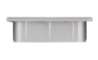 Afbeeldingen van Siro Schelpgreep metaal - L 46mm/H 13mm/B 46mm aluminium 