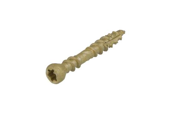 Afbeeldingen van Dynaplus vlonderschroef - Ø5.0x40/24mm T20 - platkop ar coating 