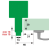 Afbeeldingen van AXA Deurbeveiligingsstrip M3-EX 15-19