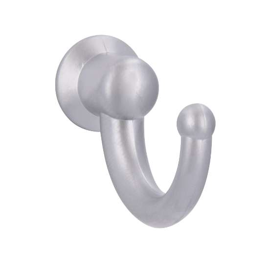 Afbeeldingen van Siro Kapstokhaak metaal - L 22mm/H 30mm/B 12mm chroom mat 