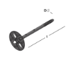 Afbeeldingen van GB UNI-Flexplug 140mm iso 80-100mm Nylon