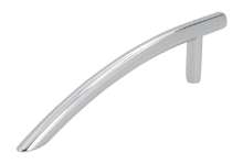 Afbeeldingen van Siro Meubelgreep metaal - boorafstand 96mm/L 125mm/H 29mm/B 8mm chroom glanzend 