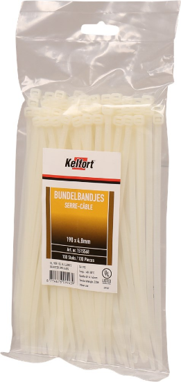 Afbeeldingen van Kelfort Bundelbandje transparant 190X4.8mm