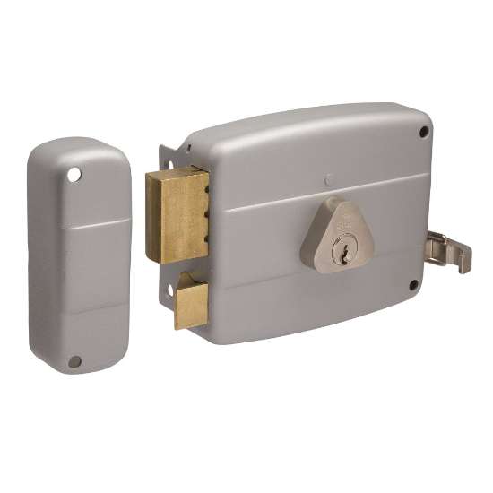 Afbeeldingen van Cisa oplegslot 50321-2 - 50mm - links met vaste cilinder 