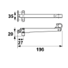 Afbeeldingen van Axaflex raamuitzetter 2480-29-81 - rechts 