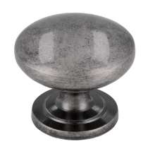 Afbeeldingen van Siro Meubelknop metaal - L 32mm/H 28mm/B 32mm - antiek zilver 