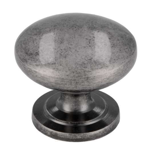 Afbeeldingen van Siro Meubelknop metaal - L 32mm/H 28mm/B 32mm - antiek zilver 