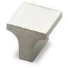 Afbeeldingen van Hettich Knop Emo, L 25 mm, B 25 mm, H 23 mm, roestvrij staal finish geborsteld