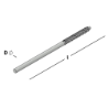 Afbeeldingen van GB UNI-flex fixeerpen - Ø4x100mm SL 4,6x35mm - RVS 316