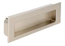 Afbeeldingen van Siro Schelpgreep metaal - boorafstand 96mm/L 112mm/H 13mm/B 38mm RVS effect 