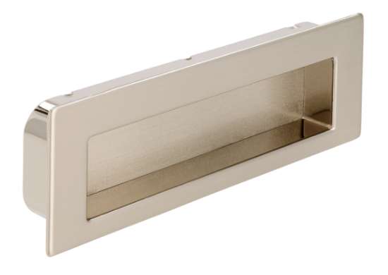 Afbeeldingen van Siro Schelpgreep metaal - boorafstand 96mm/L 112mm/H 13mm/B 38mm RVS effect 