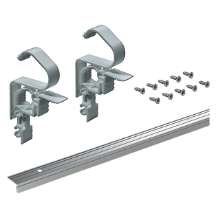 Afbeeldingen van Hettich WingLine S, Profielset, 2400, wit gepoedercoat