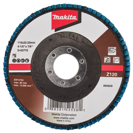 Afbeeldingen van Makita Lamellenschijf D-63775-10 - Ø115mm - Z120 