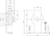 Afbeeldingen van INTERSTEEL Set van 2 hangrollen Basic Top 140 mm mat zwart 4501
