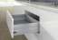 Afbeeldingen van Frontlade Set met TopSide H186/94 L550 Zilver