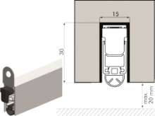 Afbeeldingen van Kelfort valdorpel aluminium BI/BU