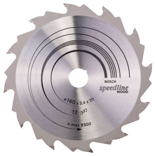 Afbeeldingen van Bosch Cirkelzaagblad Speedline Wood