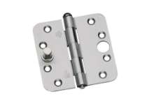 Afbeeldingen van Bsw Veiligheids klepscharnier V RD 1804 GV - 76x76 afgerond ongemonteerd - gegalvaniseerd 