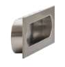Afbeeldingen van Siro Schelpgreep metaal - L 125mm/H 16mm/B 45mm RVS effect 
