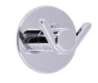 Afbeeldingen van Siro Haak metaal - zelfklevend L 60mm/H 38mm/B 60mm chroom glanzend 