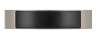 Afbeeldingen van Siro Meubelgreep metaal - boorafstand 96mm/L 137mm/H 26mm/B 30mm RVS effect/zwart 