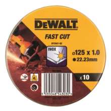 Afbeeldingen van DeWALT Doorslijpschijf inox 125x1x22,2mm in blik DT3507