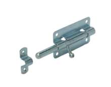 Afbeeldingen van GB Plaatgrendel 80x50mm Elektrolytisch Verzinkt