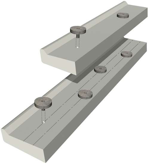 Afbeeldingen van illbruck Neuslat clip 25mm