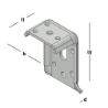 Afbeeldingen van GB XL-hoek - 50x100mm 65x4mm - sendzimir verzinkt