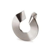 Afbeeldingen van Hettich Greep Tolfo, boorafstand 32, L 76 mm, B 76 mm, H 26 mm, roestvrij staal finish geborsteld