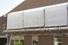 Afbeeldingen van Altrex zeil voor Doorwerkscherm - 2.45 x 2.65m - inclusief klitteband 