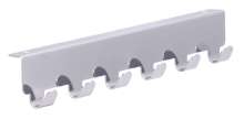Afbeeldingen van Siro Deurkapstok metaal - met 6 haken boorafstand 210mm/L 240mm/H 32mm/B 41mm chroom glanzend 