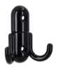 Afbeeldingen van Siro Kapstokhaak metaal - boorafstand 32mm/L 60mm/H 23mm/B 56mm - zwart 