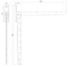 Afbeeldingen van Siro Wasdroger metaal - boorafstand 87mm/L 380mm/H 41mm/B 29mm - antiek messing 