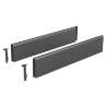 Afbeeldingen van Hettich TopSide ArciTech,  400 mm, (186/ 94, 218/126) antraciet, links en rechts