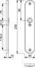 Afbeeldingen van Hoppe Inbraakwerend aluminium schild 3214 - Blind - F1