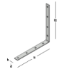Afbeeldingen van GB Dorpelhoek zwaar 300x300mm 30x5mm Zink-Magnesium