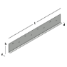 Afbeeldingen van GB Metalen randkist 90° 280x2000 1,5 Sendzimir Verzinkt