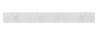 Afbeeldingen van Siro Haaklijst metaal - boorafstand 298mm/L 322mm/H 43mm/B 38mm wit 